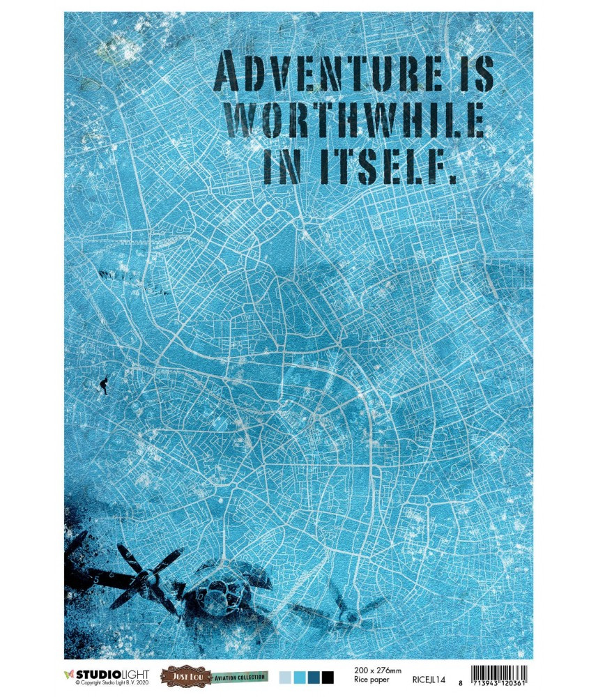 Studio Light A4 Tissue Paper Aviation Coll 14