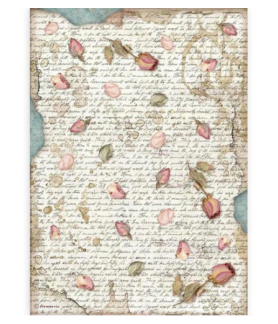 Stamperia A4 Tissue Paper Passion Petals