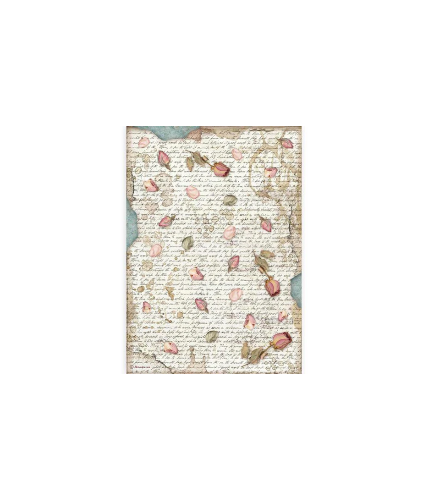 Stamperia A4 Tissue Paper Passion Petals