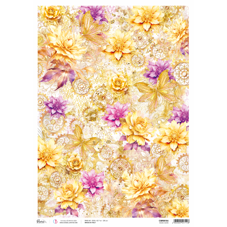 Ciao Bella A3 Tissue Paper Hidden gears