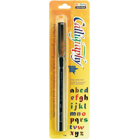 Marvy Uchida Calligraphy Fine Marker - Black