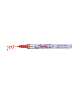 Marvy Uchida Deco Color Calligraphy Opaque Paint Marker 2mm - Red