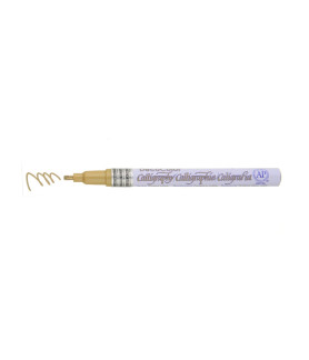 Marvy Uchida DecoColor Calligraphy Opaque Paint Marker 2mm - Gold