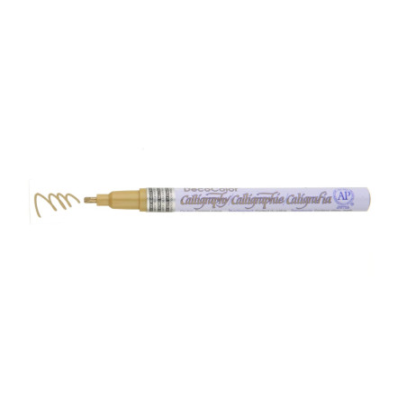 Marvy Uchida DecoColor Calligraphy Opaque Paint Marker 2mm - Gold