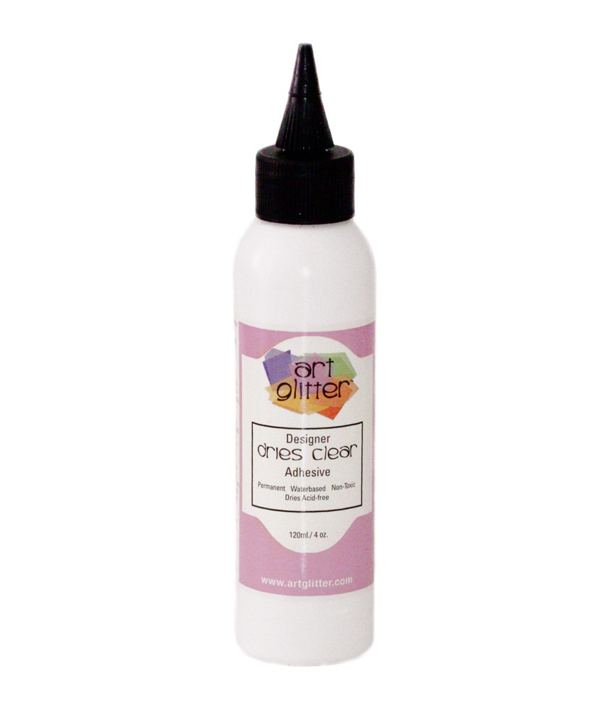 Art Institute Glitter Designer Dries Clear Adhesive 4 Oz