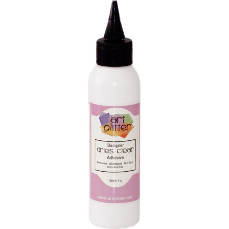 Art Institute Glitter Designer Dries Clear Adhesive 4 Oz