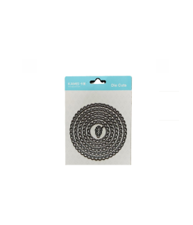 Kamei Cutting Dies Circle Lace Round 115x115mm