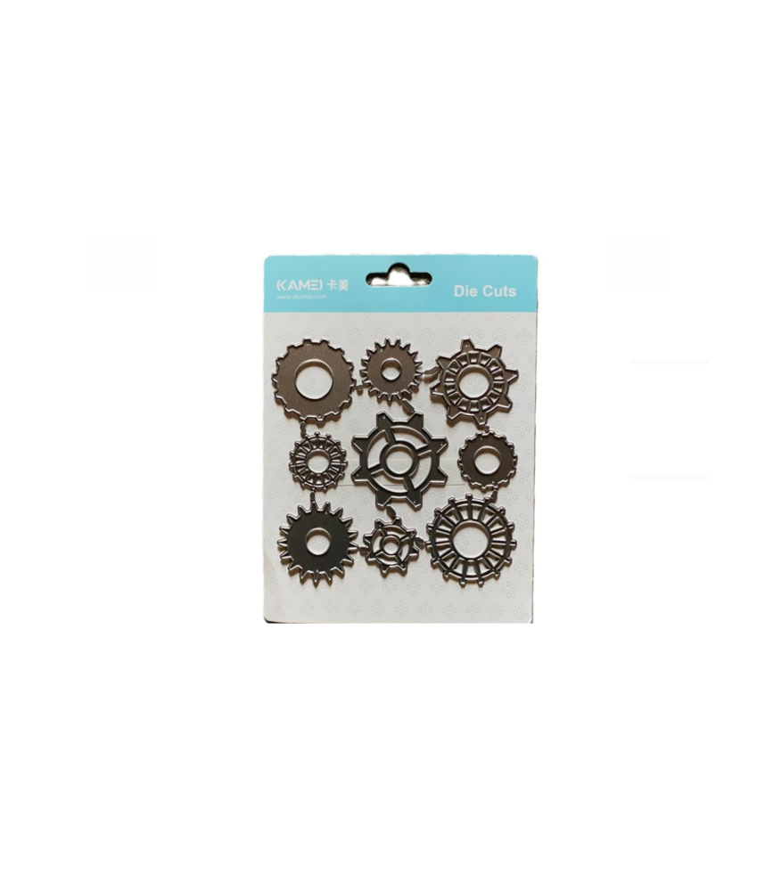 Kamei Cutting Dies Gears 9 Pcs 120x120mm