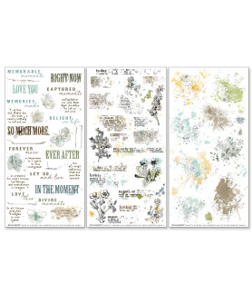 49 and Market Krafty Garden Rub-On Transfer Set - Essentials