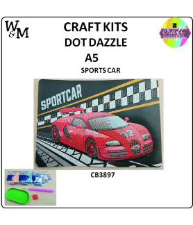 W&M Craft Kit DOT Dazzle SPORTS CAR A5