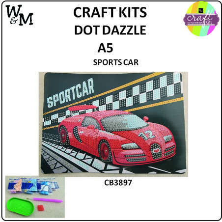 W&M Craft Kit DOT Dazzle SPORTS CAR A5