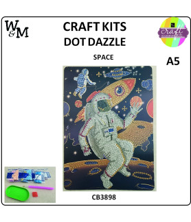 W&M Craft Kit DOT Dazzle SPACE A5