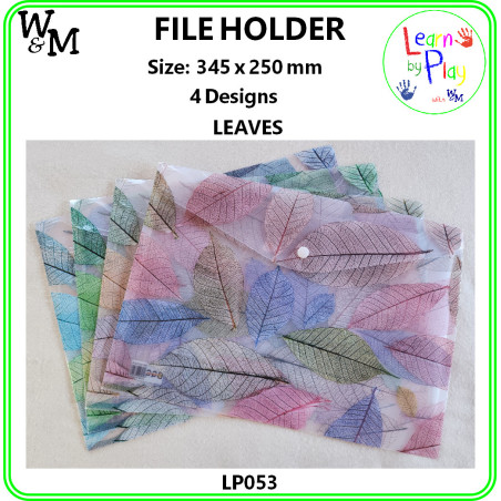 W&M A4 File Holders - Leaves