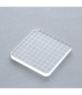Acrylic Stamping Blocks 7.5 x 7.5 x 1cm