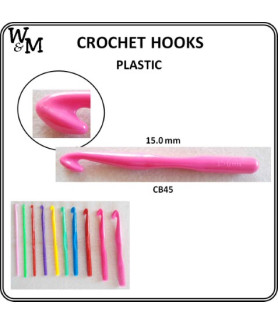 W&M CROCHET Hook PLASTIC 15.0 mm