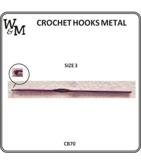 W&M CROCHET Hook Metal 3.0mm