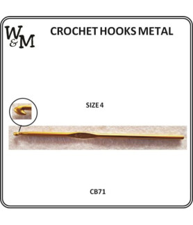 W&M CROCHET Hook Metal 4.0mm