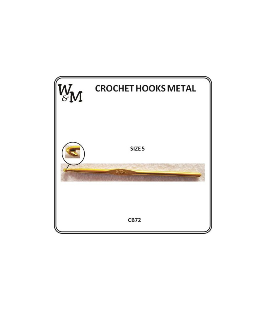 W&M CROCHET Hook Metal 5.0mm
