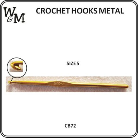 W&M CROCHET Hook Metal 5.0mm