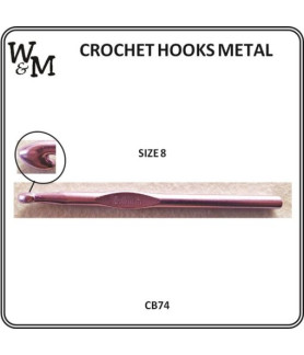 W&M CROCHET Hook Metal 8.0mm