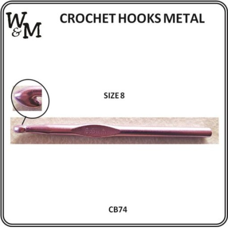 W&M CROCHET Hook Metal 8.0mm