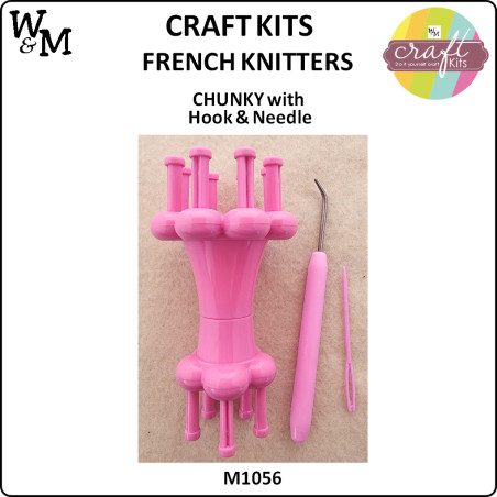 W&M French Knitter CHUNKY w Hook & Needle
