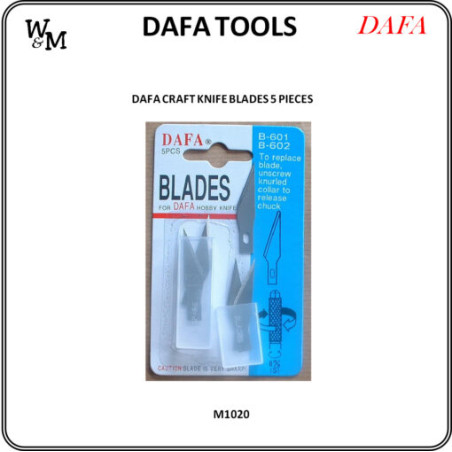 W&M DAFA Craft Knife Blades x 5