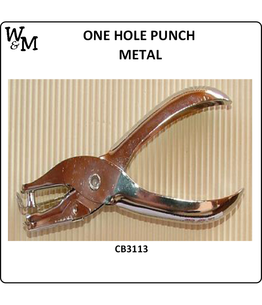 W&M One Hole PUNCH Metal