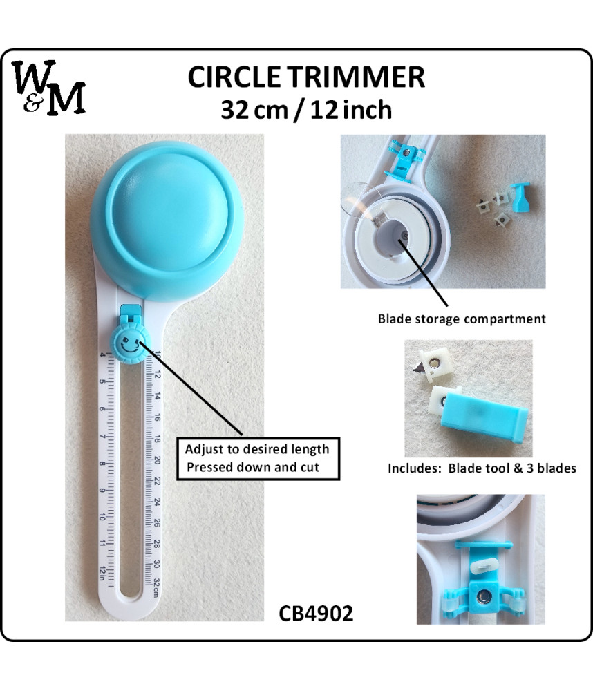 W&M Kamei CIRCLE Trimmer 32cm/12inch