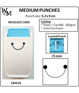 Kamei Punch MEDIUM NECKLACE CARD 25mm