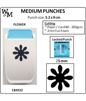 Kamei Punch MEDIUM FLOWER 25mm