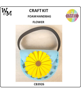 W&M Craft Kit Foam HANDBAG FLOWER
