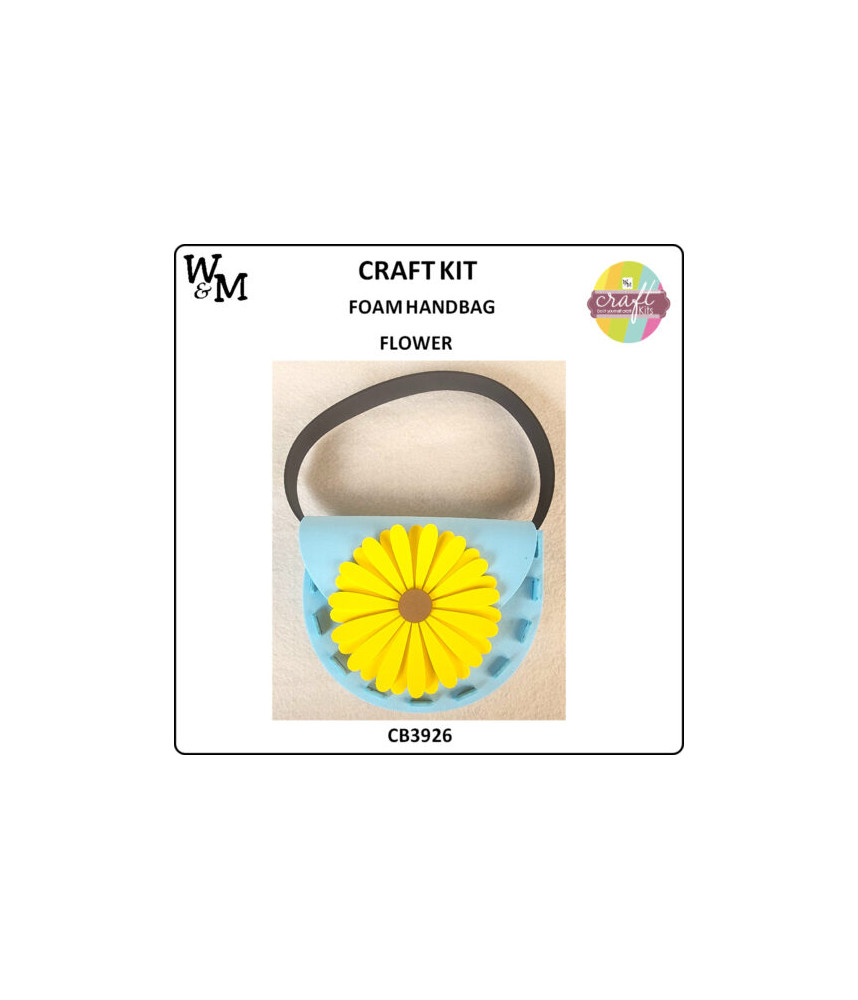 W&M Craft Kit Foam HANDBAG FLOWER