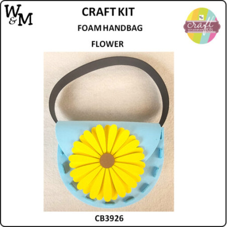 W&M Craft Kit Foam HANDBAG FLOWER