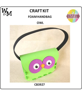 W&M Craft Kit Foam HANDBAG OWL