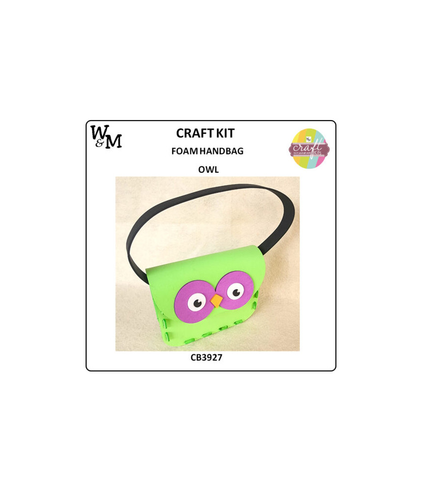 W&M Craft Kit Foam HANDBAG OWL