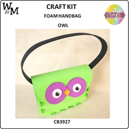 W&M Craft Kit Foam HANDBAG OWL