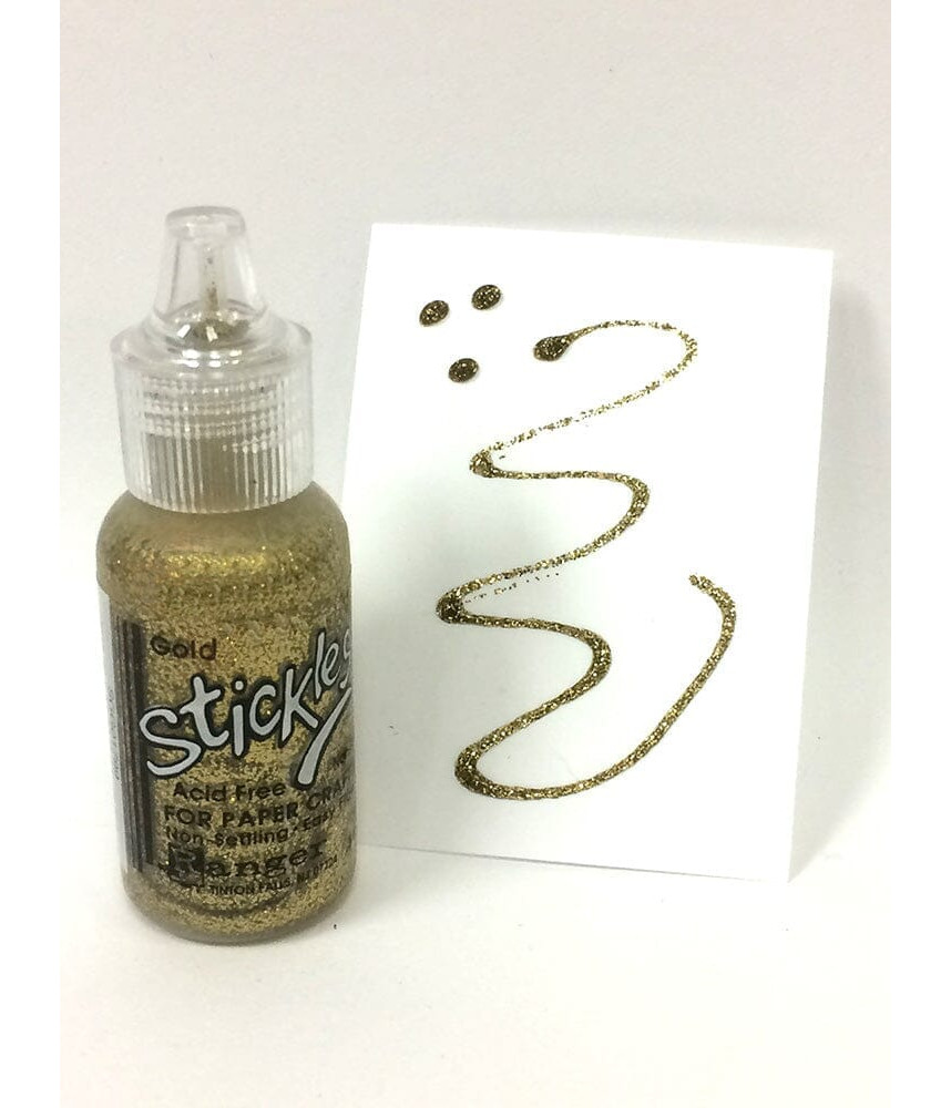 Ranger Stickles Glitter Glue - Gold 18ml