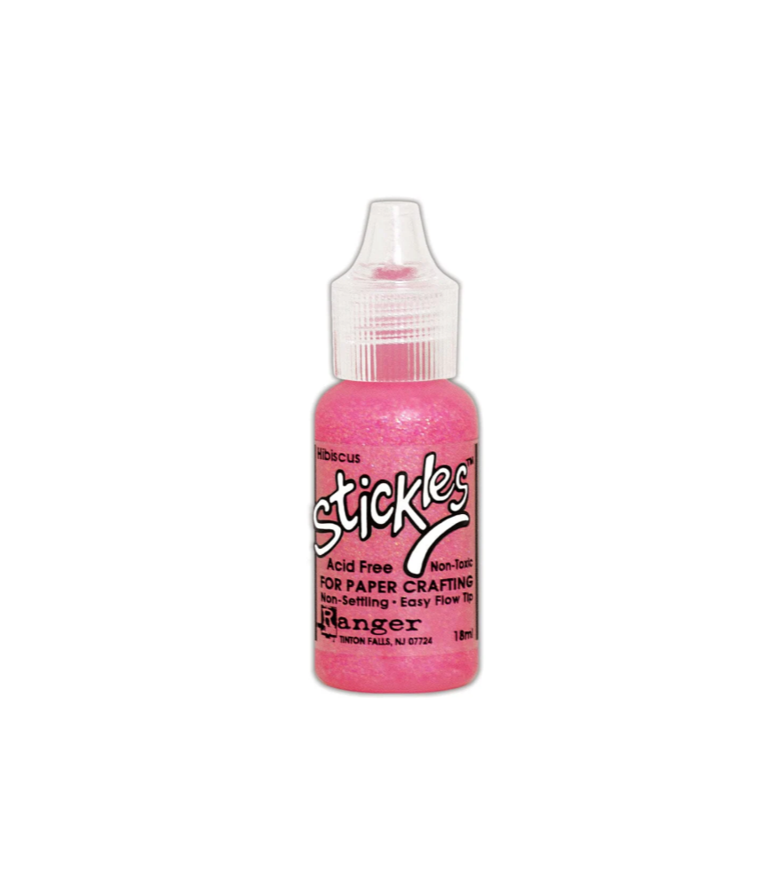 Ranger Stickles Glitter Glue - Hibiscus 18ml