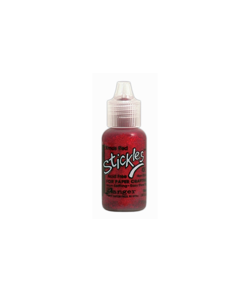 Ranger Stickles Glitter Glue - Christmas Red 18ml