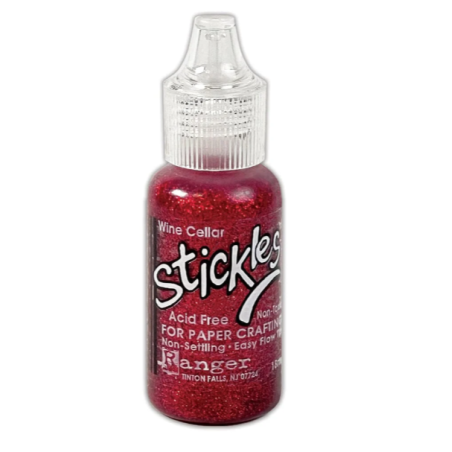Ranger Stickles Glitter Glue - Wine Cellar 18ml