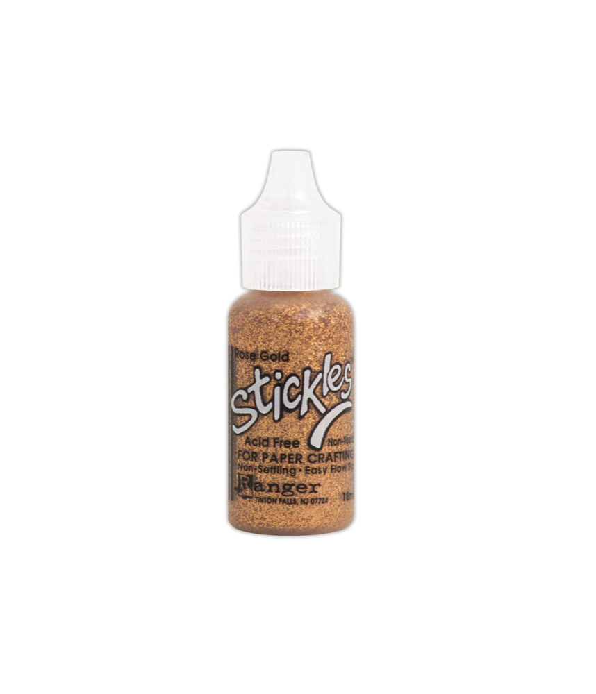 Ranger Stickles Glitter Glue - Rose Gold 18ml