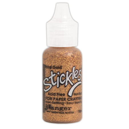 Ranger Stickles Glitter Glue - Rose Gold 18ml