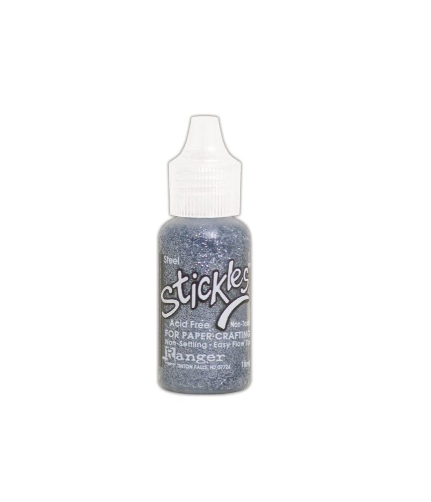 Ranger Stickles Glitter Glue - Steel 18ml