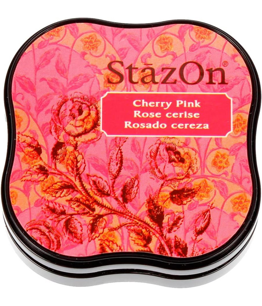 Tsukineko Stazon Midi Ink Pad - Cherry Pink