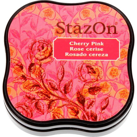 Tsukineko Stazon Midi Ink Pad - Cherry Pink