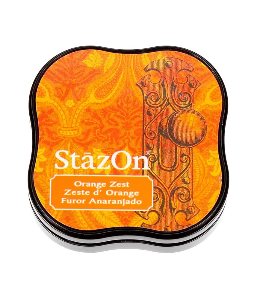 Tsukineko Stazon Midi Ink Pad - Orange Zest