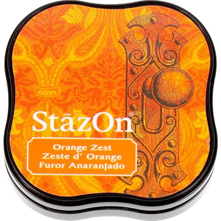 Tsukineko Stazon Midi Ink Pad - Orange Zest