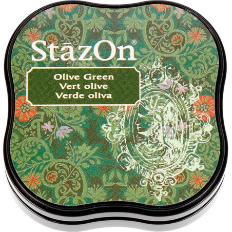 Tsukineko Stazon Midi Ink Pad -Olive