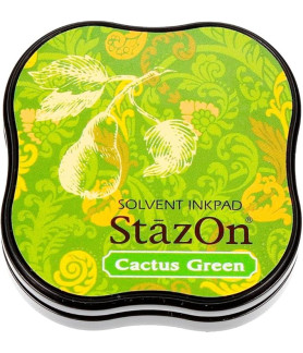 Tsukineko Stazon Midi Ink Pad - Cactus Green
